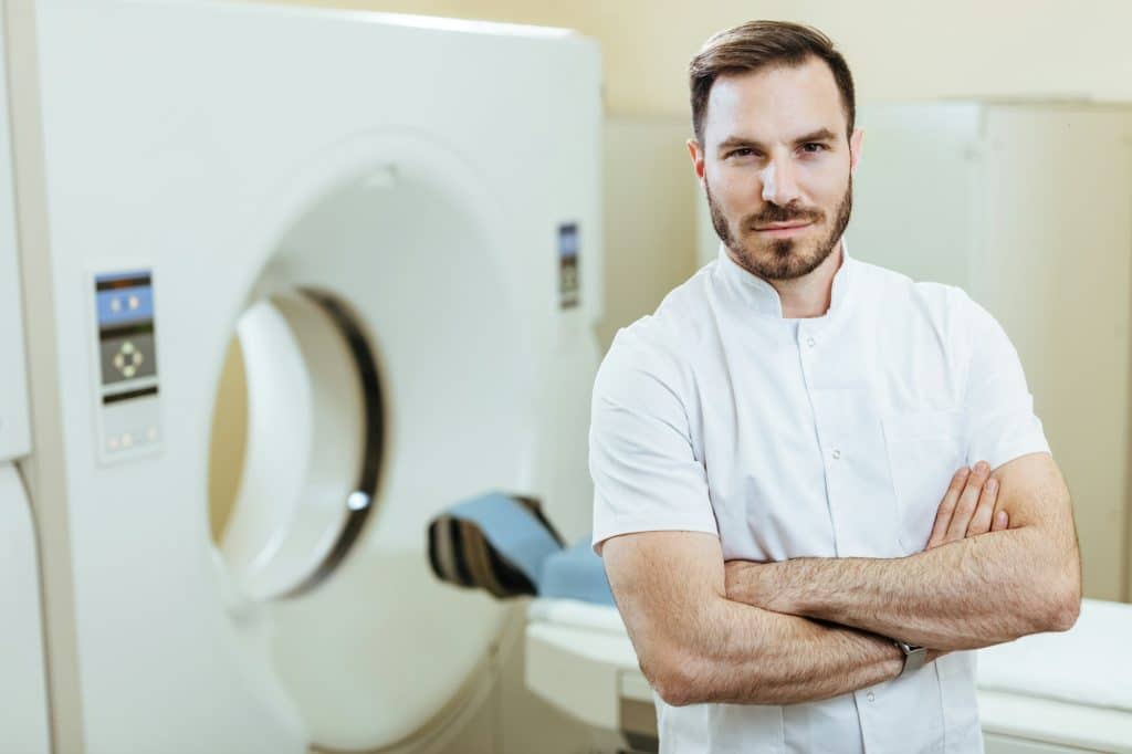 He is an expert in radiology! He is an expert in radiology!